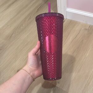 Starbucks Fuchsia Studded Tumbler